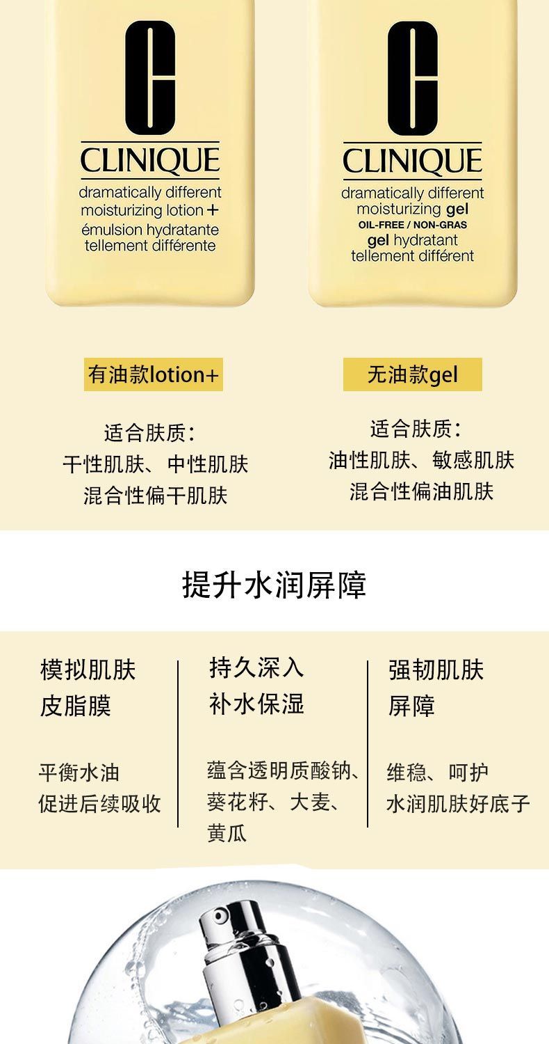【Clinique】倩碧黄油润肤乳无油/有油125ml,詳情圖 7